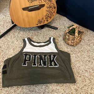 Green PINK brand tee
